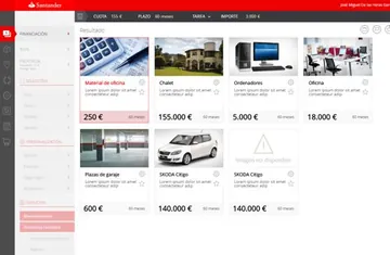 Interfaz de Leasing and Renting Preventa